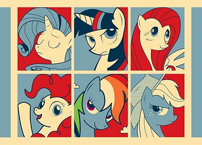 My Little Pony, Shepard Fairey - random desktop wallpaper