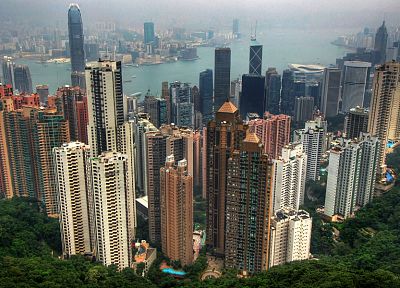 cityscapes, architecture, buildings, Hong Kong - random desktop wallpaper