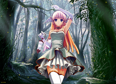 elves, anime, anime girls, original characters, Suzuhira Hiro - desktop wallpaper