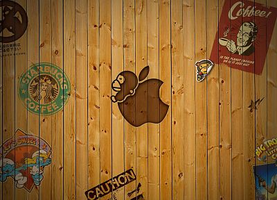 wood, Apple Inc., bar - duplicate desktop wallpaper