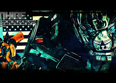 Transformers, dark, robots, Moon - random desktop wallpaper