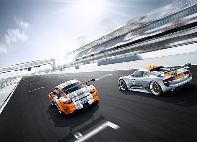 cars, vehicles, Porsche 918 - desktop wallpaper