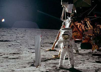 outer space, Moon, NASA, astronauts - random desktop wallpaper
