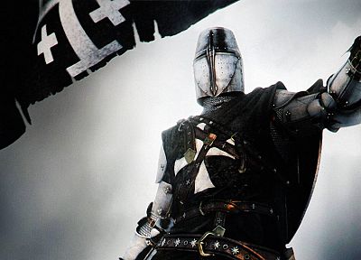 knights, crusader - desktop wallpaper