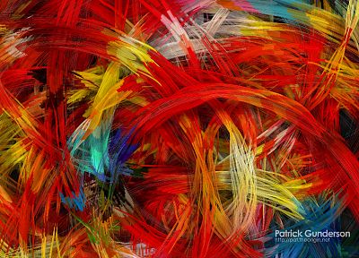abstract, multicolor, artwork, Patrick Gunderson - random desktop wallpaper