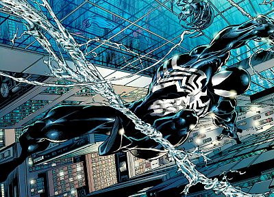 comics, Venom - duplicate desktop wallpaper