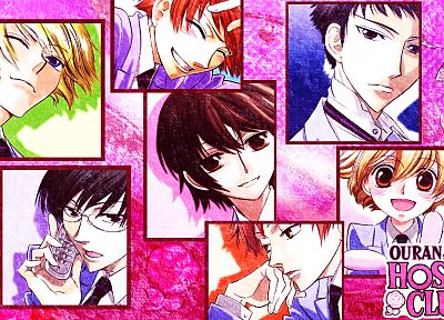 Ouran High School Host Club, anime - duplicate desktop wallpaper