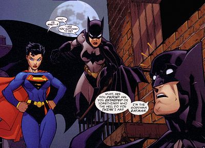Batman, Goddamn Batman, DC Comics, funny, Batgirl, Supergirl - desktop wallpaper