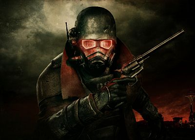 video games, Fallout, post-apocalyptic, helmet, masks, Fallout New Vegas - related desktop wallpaper