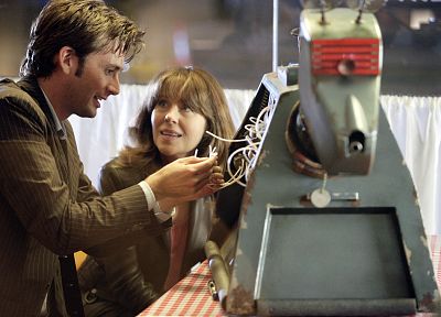 David Tennant, Doctor Who, Sarah Jane Smith, Tenth Doctor - desktop wallpaper