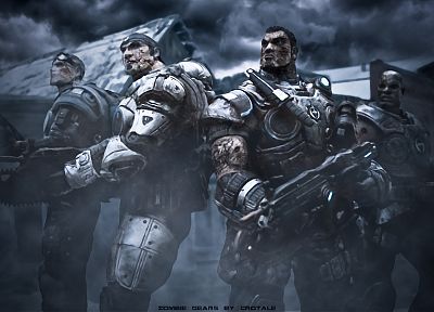 Gears of War, Marcus Fenix - desktop wallpaper