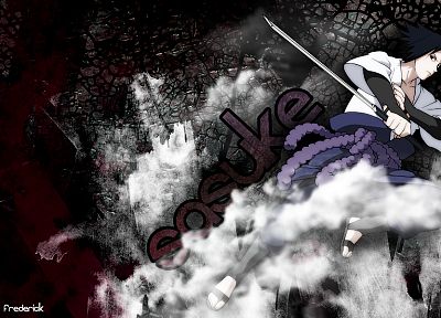 Uchiha Sasuke, Naruto: Shippuden - duplicate desktop wallpaper