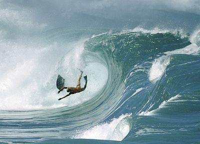 waves, Hawaii, Wipeout, Oahu - desktop wallpaper