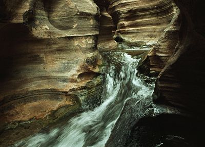 canyon, Grand Canyon, creek, rock formations - desktop wallpaper