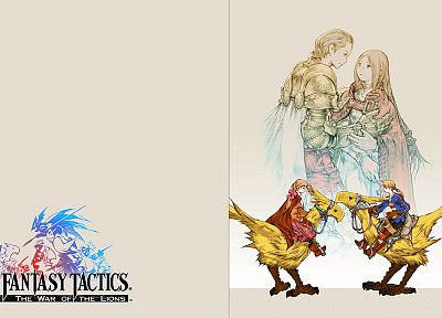Final Fantasy, video games, Final Fantasy Tactics: The War of the Lions, Chocobo - desktop wallpaper