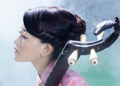 women, music, Asians - desktop wallpaper