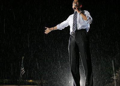 rain, Barack Obama, Presidents of the United States - desktop wallpaper