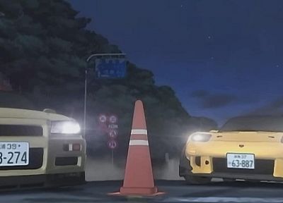 cars, anime, Initial D - random desktop wallpaper
