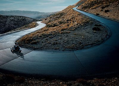 mountains, roads, motorbikes, Can Am Spyder - related desktop wallpaper