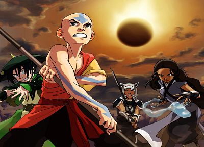 Avatar: The Last Airbender, Toph, Aang, Katara - related desktop wallpaper
