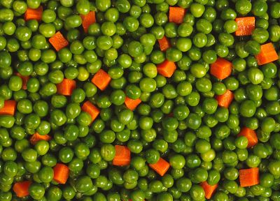 vegetables, food, carrots, peas - desktop wallpaper