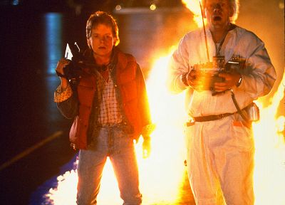Back to the Future, Michael J. Fox, Marty McFly - duplicate desktop wallpaper