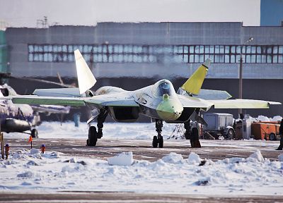 PAK FA, jet aircraft, T-50, Russians - random desktop wallpaper