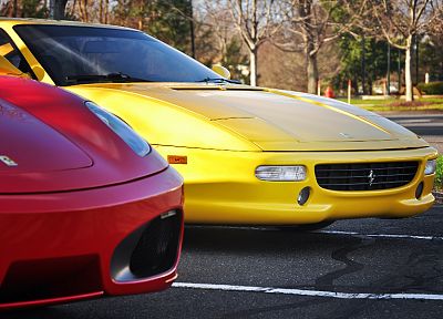 cars, Ferrari, vehicles, supercars, Ferrari F430 - duplicate desktop wallpaper