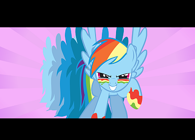 My Little Pony, Rainbow Dash, simple background - random desktop wallpaper