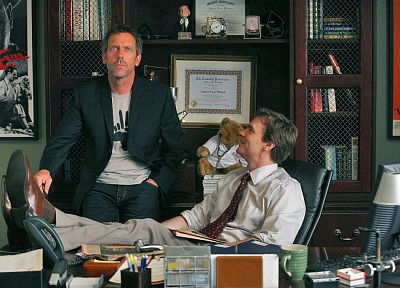Hugh Laurie, James Evan Wilson, Gregory House, Robert Sean Leonard, House M.D. - desktop wallpaper