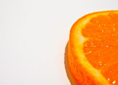 fruits, oranges, white background, slices - related desktop wallpaper