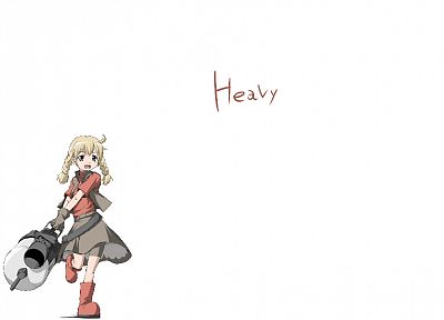 Heavy TF2, Team Fortress 2, anime girls - random desktop wallpaper