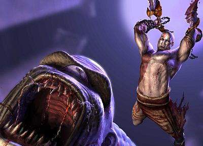 video games, Kratos, God of War - random desktop wallpaper