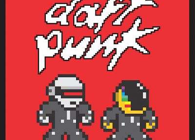 Daft Punk, Mega Man - duplicate desktop wallpaper