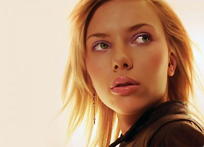 women, Scarlett Johansson, actress, faces - desktop wallpaper