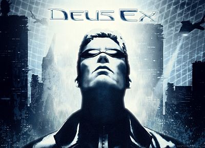 Deus Ex, JC Denton, UNATCO - random desktop wallpaper