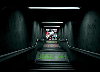creepy, stairways - random desktop wallpaper