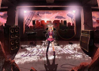 Vocaloid, Kagamine Rin - desktop wallpaper