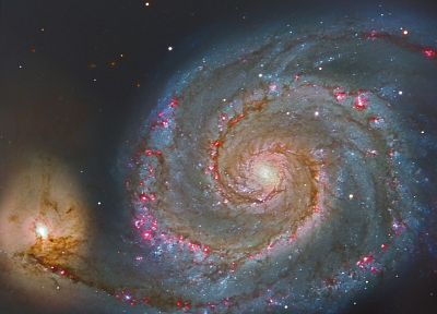 outer space, galaxies, galaxy - desktop wallpaper