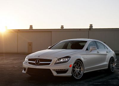 cars, sunlight, Mercedes-Benz - desktop wallpaper
