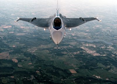 aircraft, military, prototypes, F-16 Fighting Falcon - random desktop wallpaper