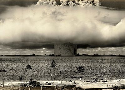 bombs, atomic, explosions, nuclear, mushrooms, nuclear explosions - random desktop wallpaper