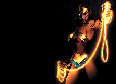 DC Comics, comics girls, black background, tiaras, Wonder Woman - random desktop wallpaper