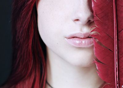 women, republic, old, blue eyes, redheads, Sofia Mustaniemi - desktop wallpaper