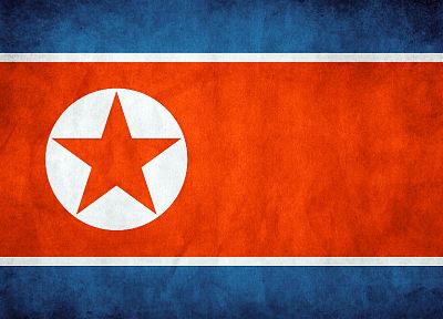 flags, North Korea - desktop wallpaper