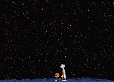 Calvin and Hobbes - random desktop wallpaper