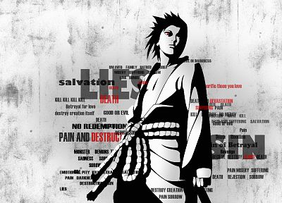 Uchiha Sasuke, Naruto: Shippuden, Sharingan - desktop wallpaper