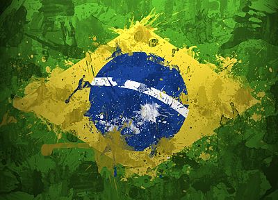 flags, Brazil - random desktop wallpaper