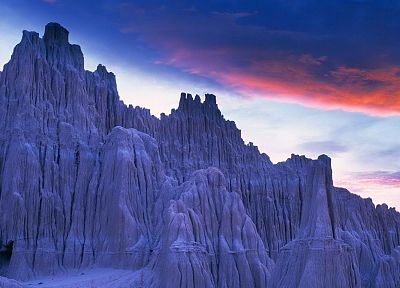 Nevada, cathedrals, parks, evening - related desktop wallpaper