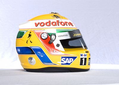 Formula One, helmets - desktop wallpaper
